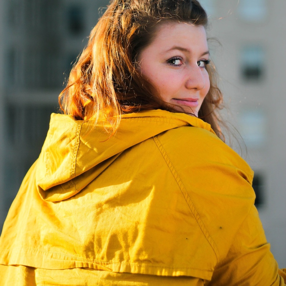 Oversized Yellow Union Bay Coat